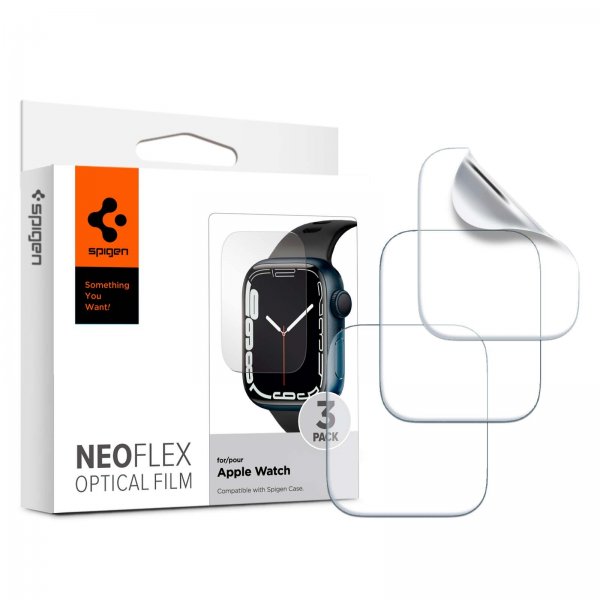 Spigen Apple Watch 45mm Skjermbeskytter Neo Flex 3-pack