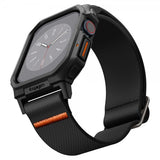 Spigen Apple Watch 46mm (Series 10/11) Armbånd og Deksel Lite Fit Pro Matte Black