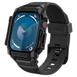 Spigen Apple Watch 46mm (Series 10/11) Armbånd og Deksel Rugged Armor Pro Matte Black