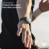 Spigen Apple Watch 46mm (Series 10/11) Skjermbeskytter EliteShield EZ Fit 2-pakning
