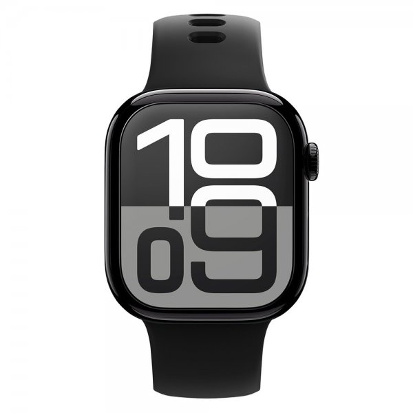 Spigen Apple Watch 46mm (Series 10/11) Skjermbeskytter EliteShield EZ Fit 2-pakning