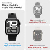 Spigen Apple Watch 46mm (Series 10/11) Skjermbeskytter EliteShield EZ Fit 2-pakning