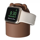 Apple Watch Holder til Lader Bjørn Brun