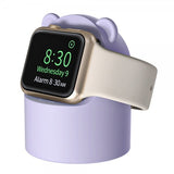 Apple Watch Holder til Lader Bjørn Lilla