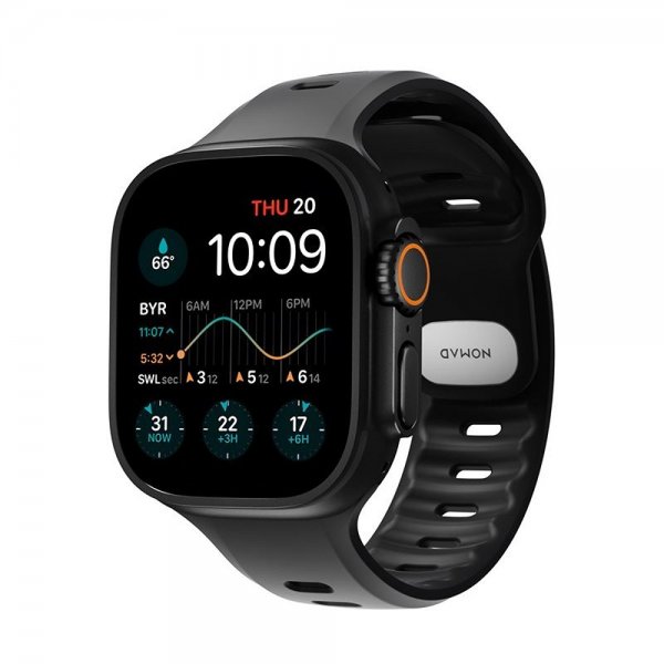 Nomad Apple Watch Ultra 49mm Armbånd Tempo Band Svart