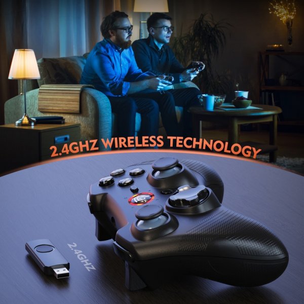 EasySMX Arion 9101 Trådløs Spillkontroller PS3/Android/PC Svart