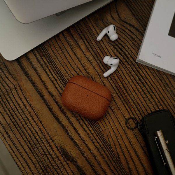 KeyBudz AirPods Pro 2 Deksel Artisan Series Brun