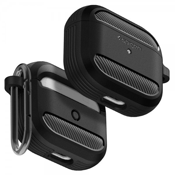 Spigen AirPods 3 Deksel Rugged Armor Matte Black