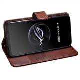 Asus ROG Phone 7 Etui Skinntekstur Svart