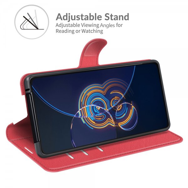 Asus Zenfone 8 Flip Etui Litchi Sin