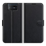Asus Zenfone 8 Flip Etui Litchi Svart
