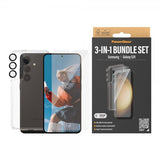 PanzerGlass Samsung Galaxy S24 Deksel Skjermbeskytter Linsebeskyttelse 3-in-1 Bundle Set