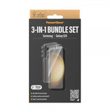 PanzerGlass Samsung Galaxy S24 Deksel Skjermbeskytter Linsebeskyttelse 3-in-1 Bundle Set
