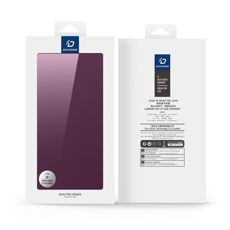 Dux Ducis iPhone 17 Pro Max/iPhone 18 Pro Max Etui Skin Pro Series Rød