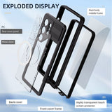 Redpepper Samsung Galaxy S25 Ultra Deksel Vanntett IP68 MagSafe Svart