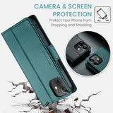 CaseMe iPhone 12 Mini Etui 023 Series Grønn