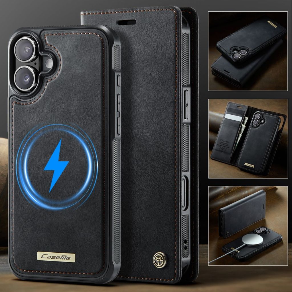 CaseMe iPhone 17 Etui C49 Series Svart