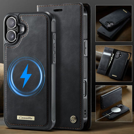 CaseMe iPhone 17 Etui C49 Series Svart