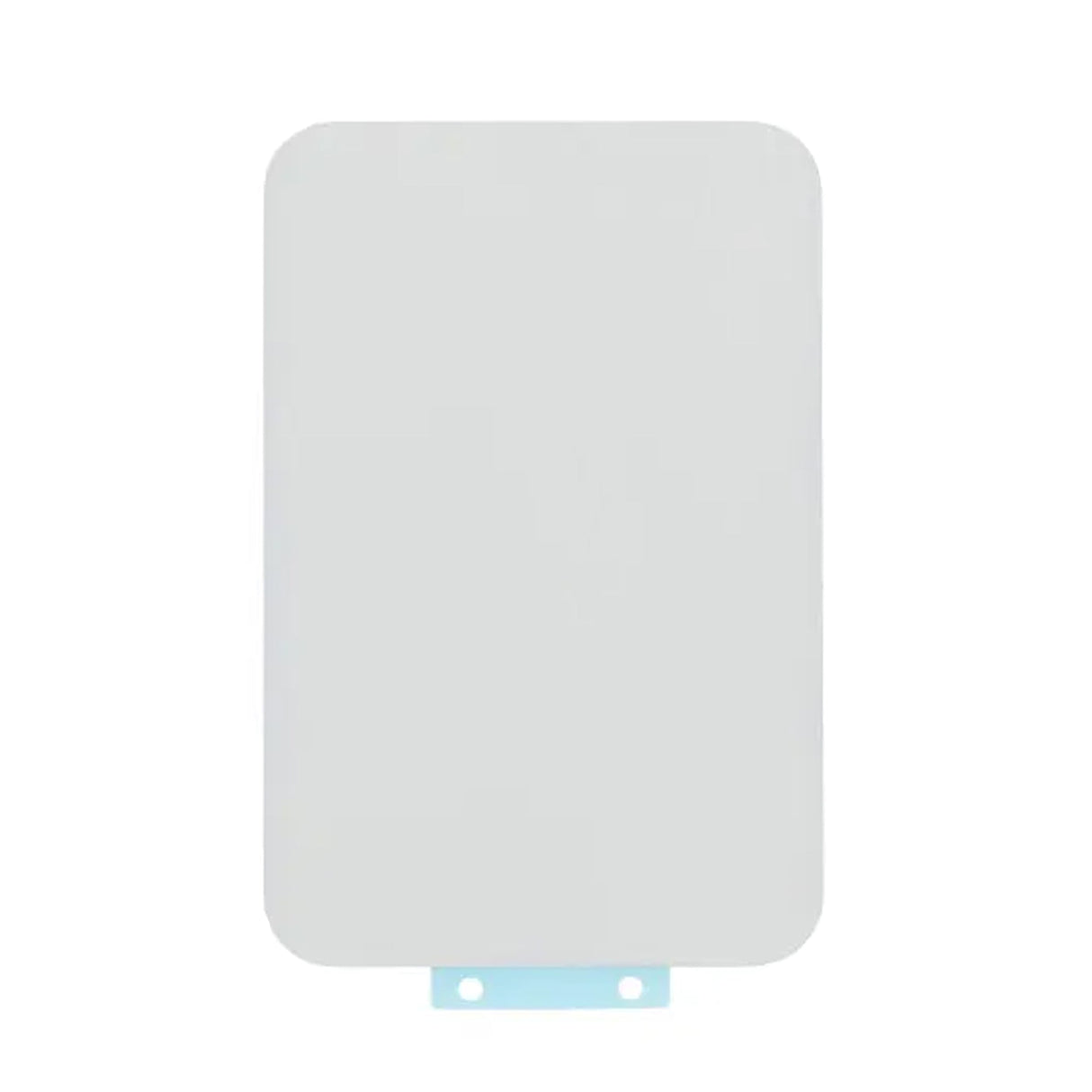 Glassbakside for iPhone 17 Pro Max – Sølv