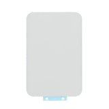 Glassbakside for iPhone 17 Pro Max – Sølv