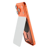 Glassbakside for iPhone 17 Pro Max – Sølv
