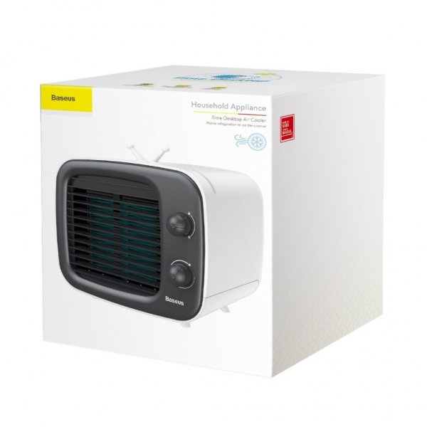 Baseus Vifte Time Desktop Air Cooler Svart Hvit