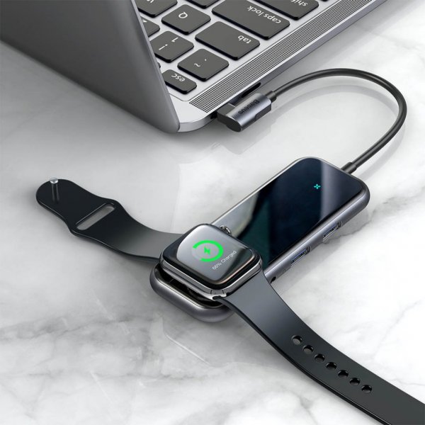 Baseus Mirror Series Multifunctional Hub Watch Lader
