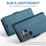CaseMe Samsung Galaxy S24 Ultra Etui 023 Series Blå
