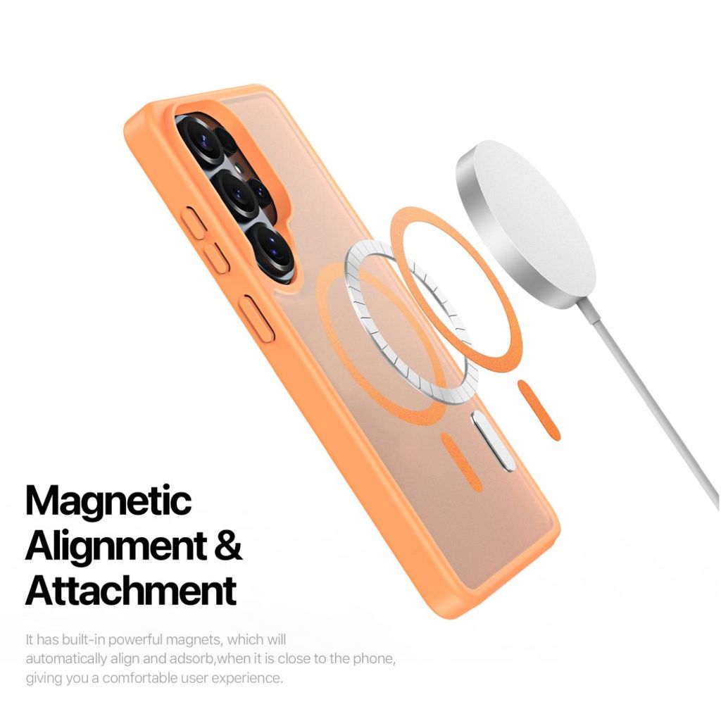 Dux Ducis Samsung Galaxy S26 Ultra Deksel Yind Series MagSafe Oransje