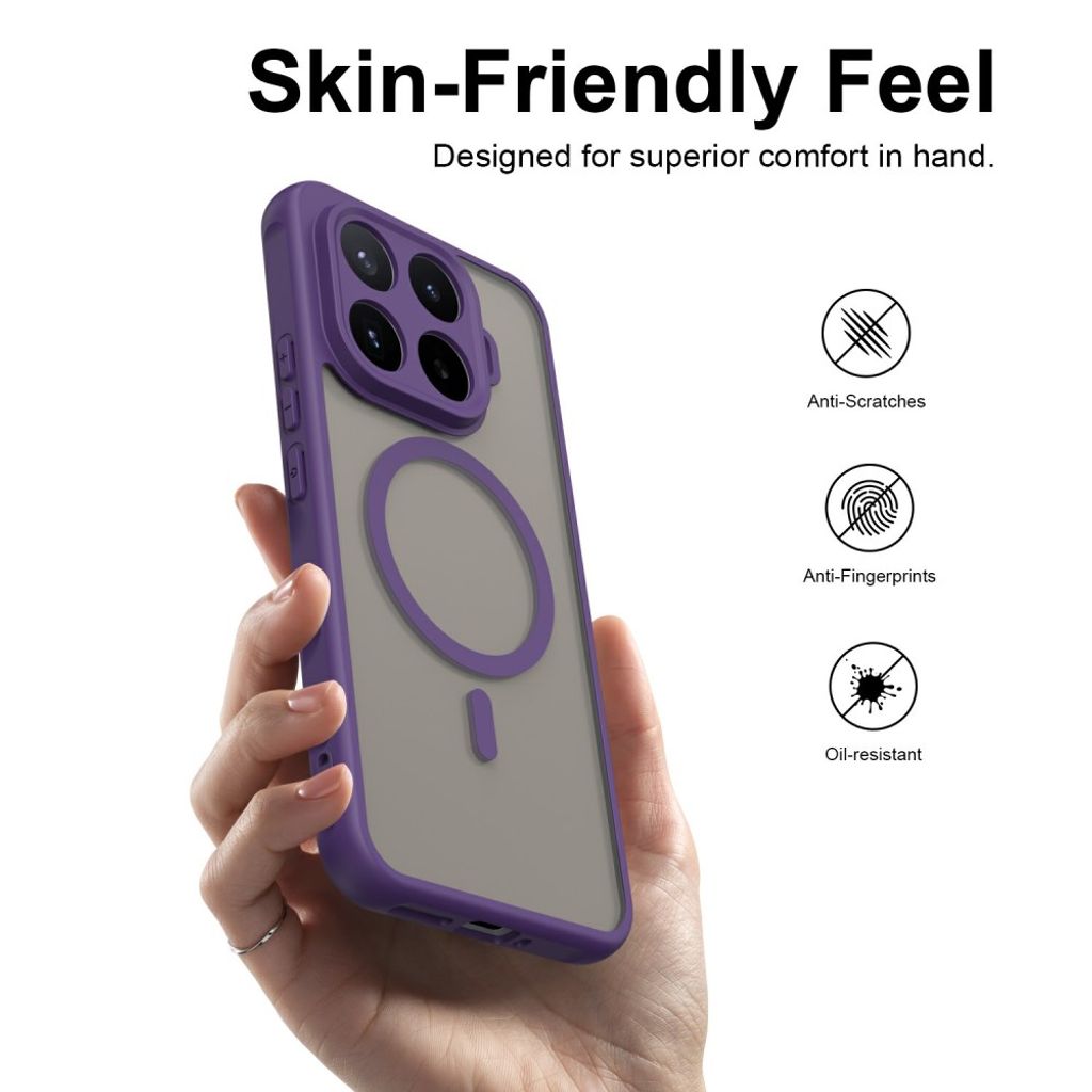 Xiaomi 17T Pro Deksel Frostad MagSafe Lilla