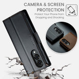 CaseMe Samsung Galaxy S25 Edge Etui 023 Series Svart