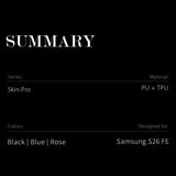 Dux Ducis Samsung Galaxy S26 FE Etui Skin Pro Series Blå
