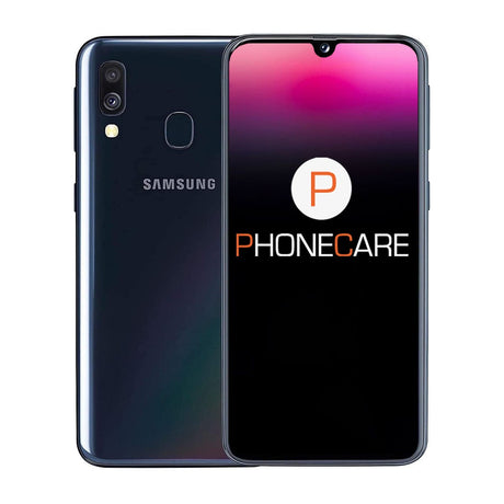Brukt Samsung Galaxy A40 (2019) Dual 64GB Svart – Svært god stand