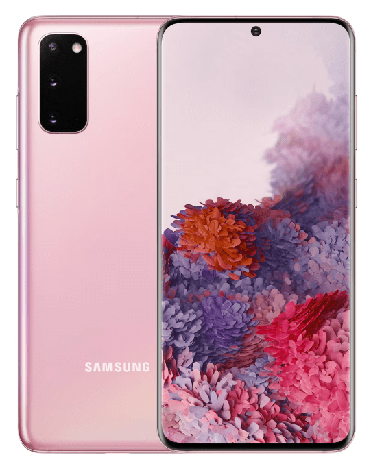 Brukt Samsung Galaxy S20 128GB Rosa – God tilstand
