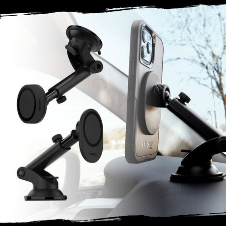 Otterbox Mobilholder til bil Car Dash & Windshield Mount MagSafe Svart