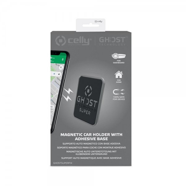 Celly Mobilholder til bil Magnetic GHOSTSUPERFIX