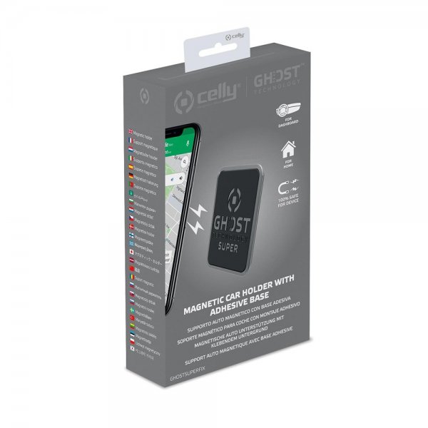 Celly Mobilholder til bil Magnetic GHOSTSUPERFIX
