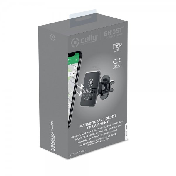 Celly Mobilholder til bil Air Vent Magnetic GHOSTSUPERPLUS