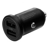 Deltaco Mobillader til bil 24W 2xUSB-A Svart