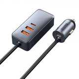 Baseus Mobillader til bil Share Together 120W 2 USB-A & 2 USB-C Svart