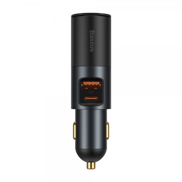 Baseus Mobillader til bil Share Together USB-C & USB-A 120W Svart