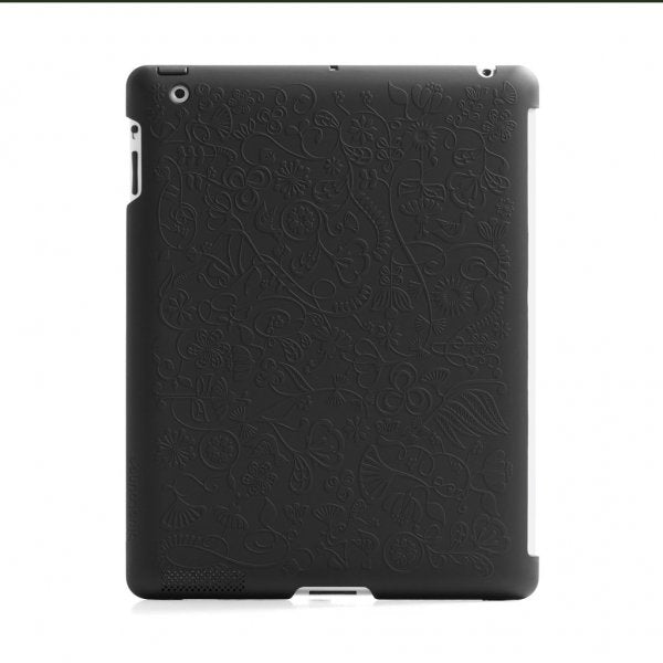 Bluelounge iPad 9.7 (gen 2/3/4) Deksel Blomstermønstret Svart
