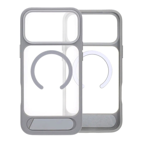 iPhone 17 Pro Max Deksel med stativ MagSafe Grå