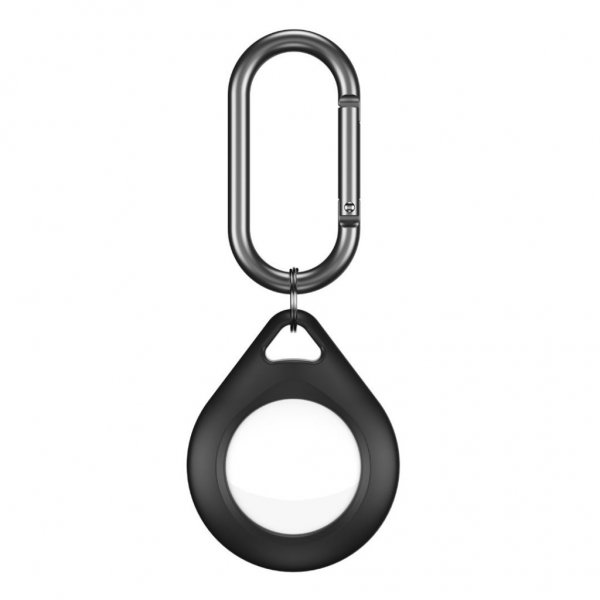 KeyBudz AirTag Skall Secure Dock 2-pakning Svart
