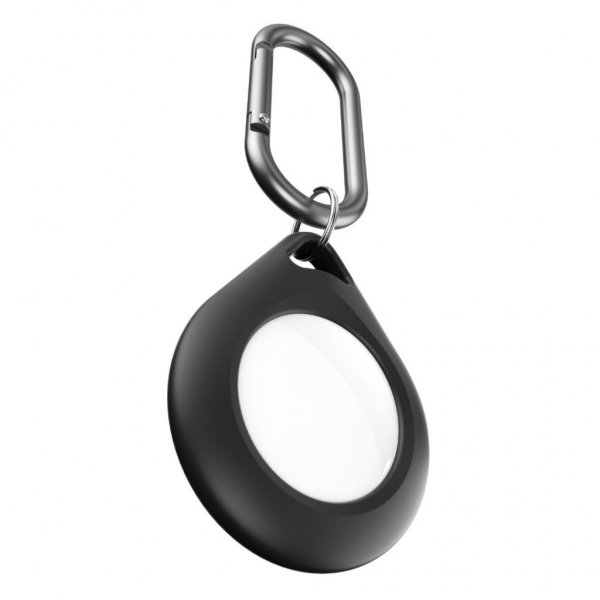 KeyBudz AirTag Skall Secure Dock 2-pakning Svart