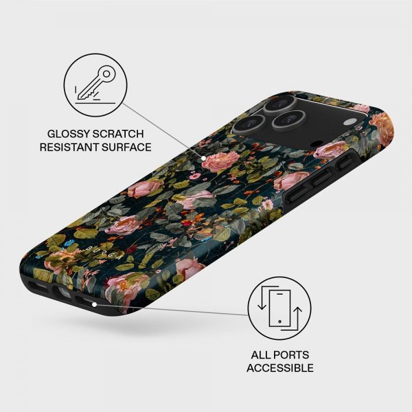 Burga iPhone 17 Pro Max Deksel Tough MagSafe Bloomy Garden