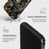Burga iPhone 17 Pro Max Deksel Tough MagSafe Bloomy Garden