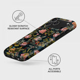 Burga iPhone 17 Pro Deksel Tough MagSafe Bloomy Garden