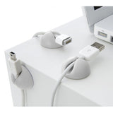 Bluelounge CableDrop Ledningsholder 6-Pakning Svart