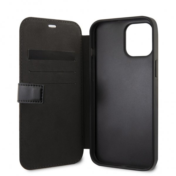 BMW iPhone 13 Mini Etui Tricolor Carbon Effect Svart